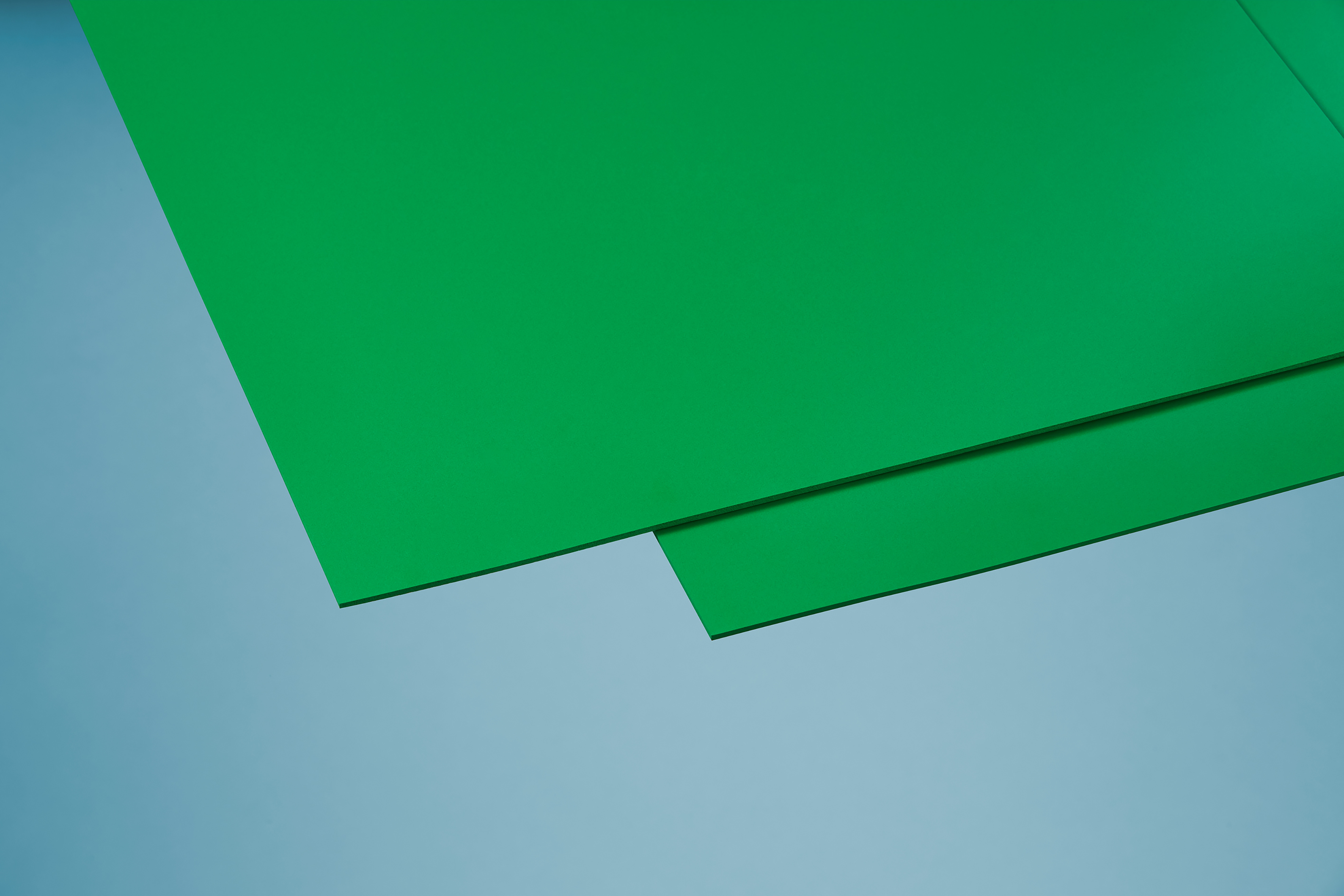 Hobbycolor glatt grün aus PVC
