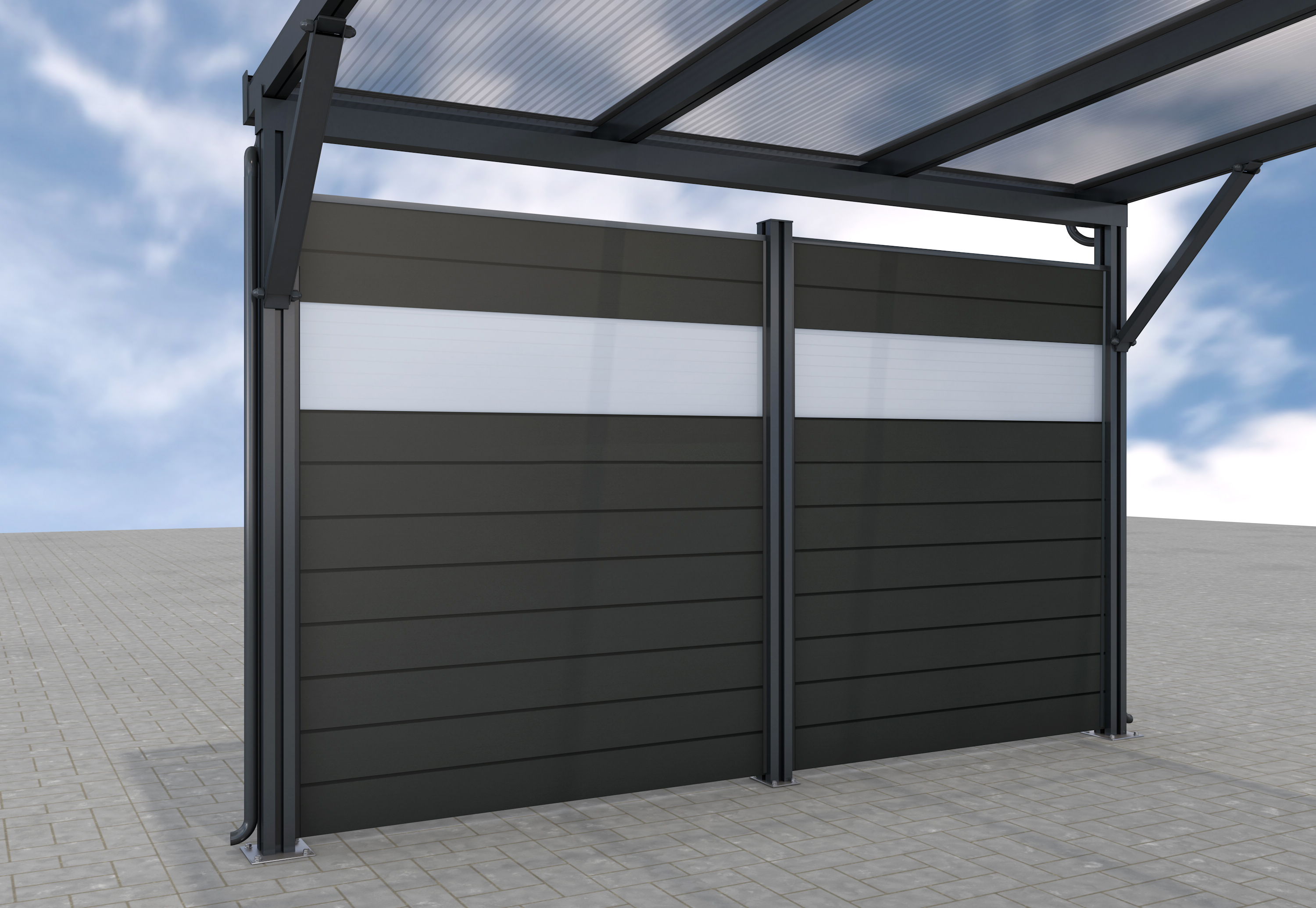 Seitenwand Carport Premium Seitenwand Carport Premium