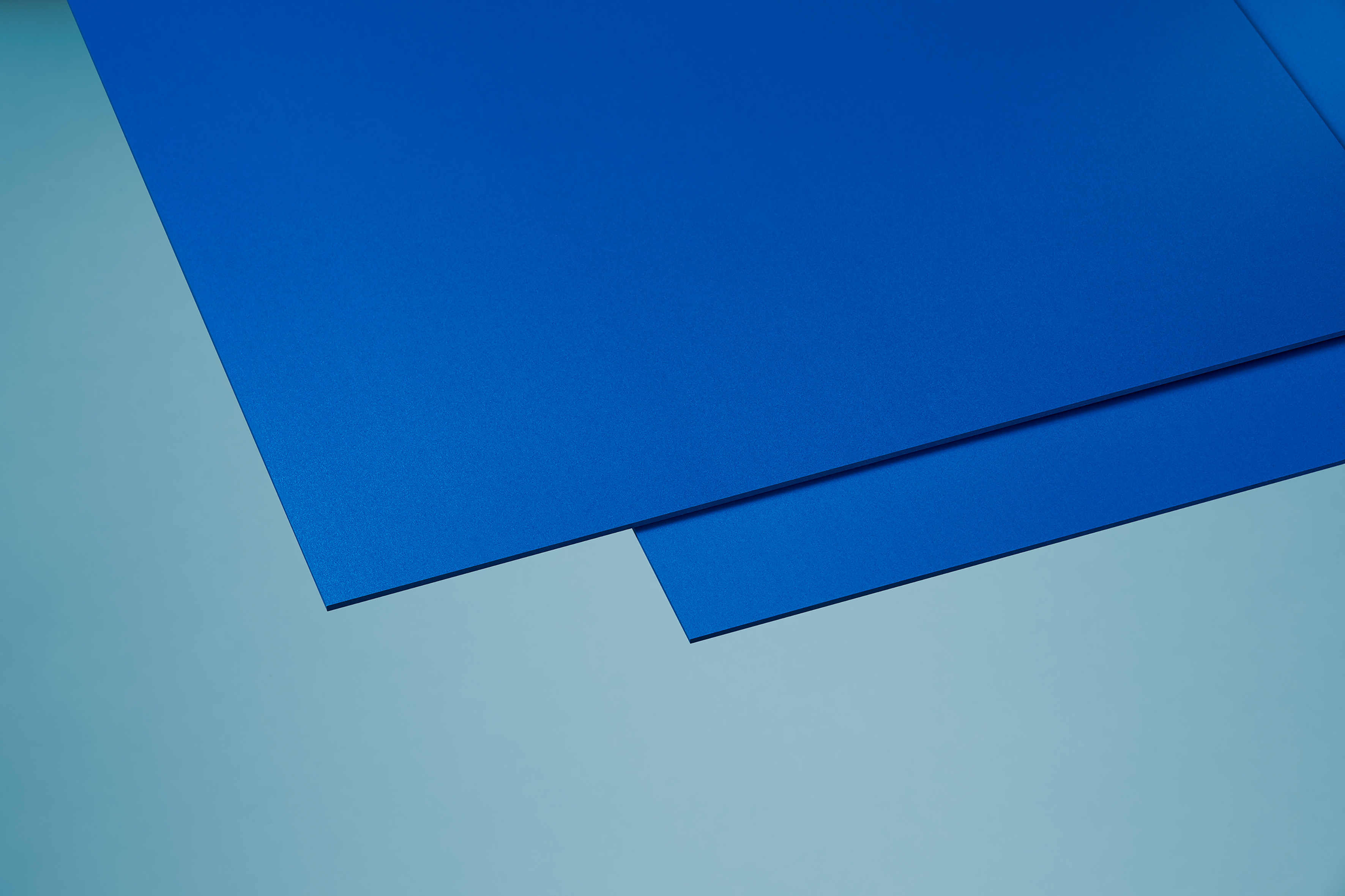 Hobbycolor glatt blau aus PVC