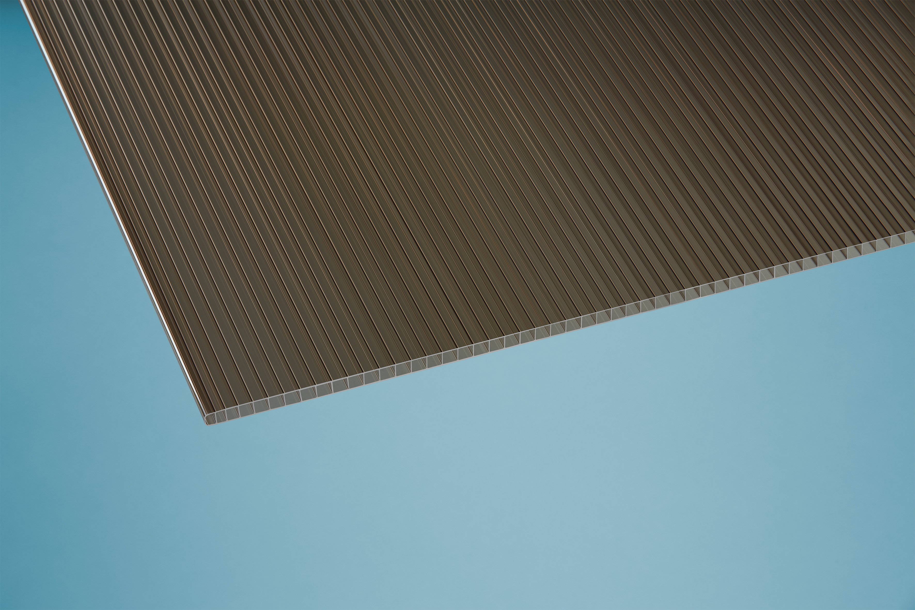 Polycarbonat Stegplatten bronce 10 mm Polycarbonat Stegplatten bronce 10 mm