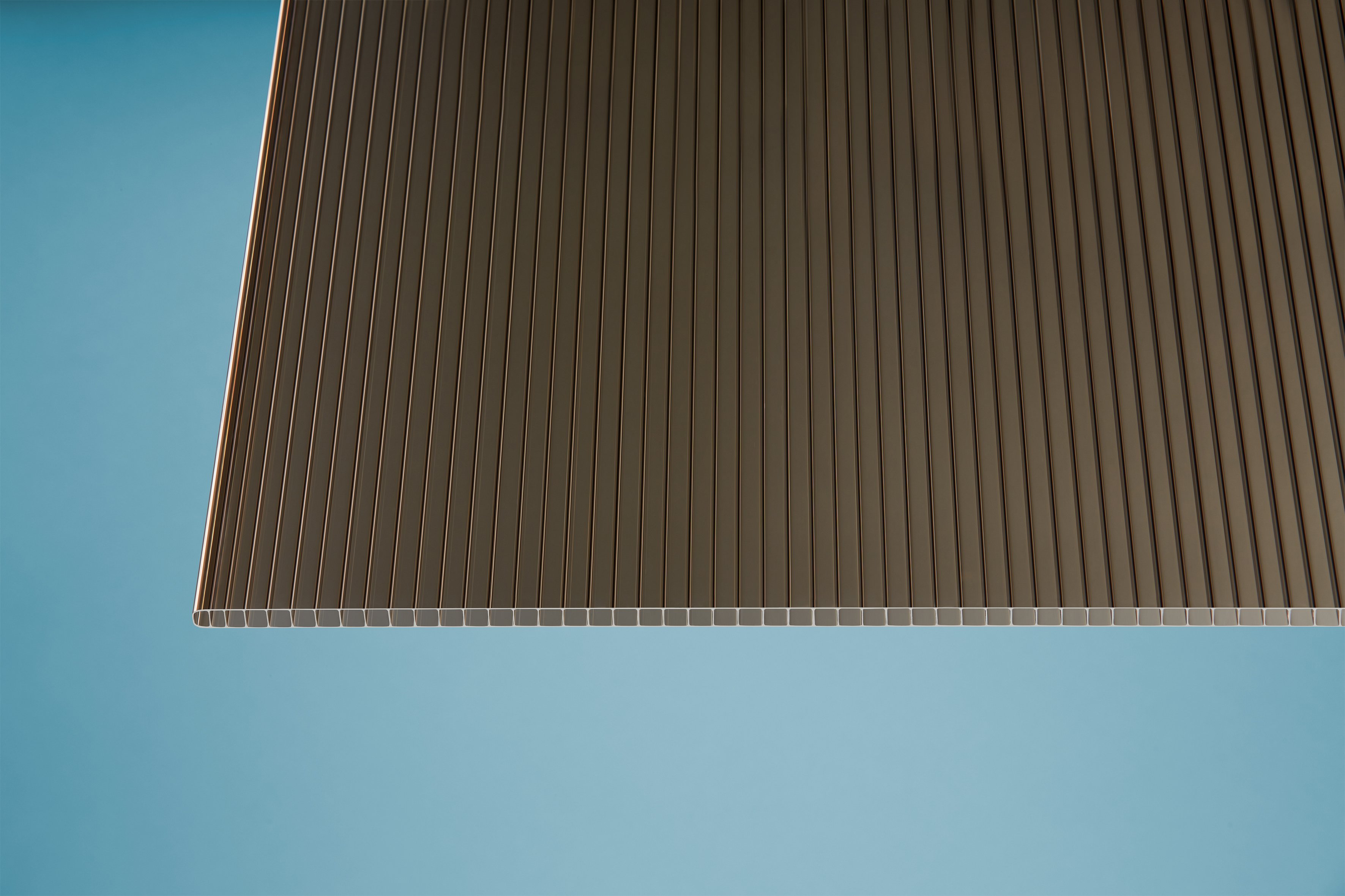 Polycarbonat Stegplatten bronce 10 mm Polycarbonat Stegplatten bronce 10 mm