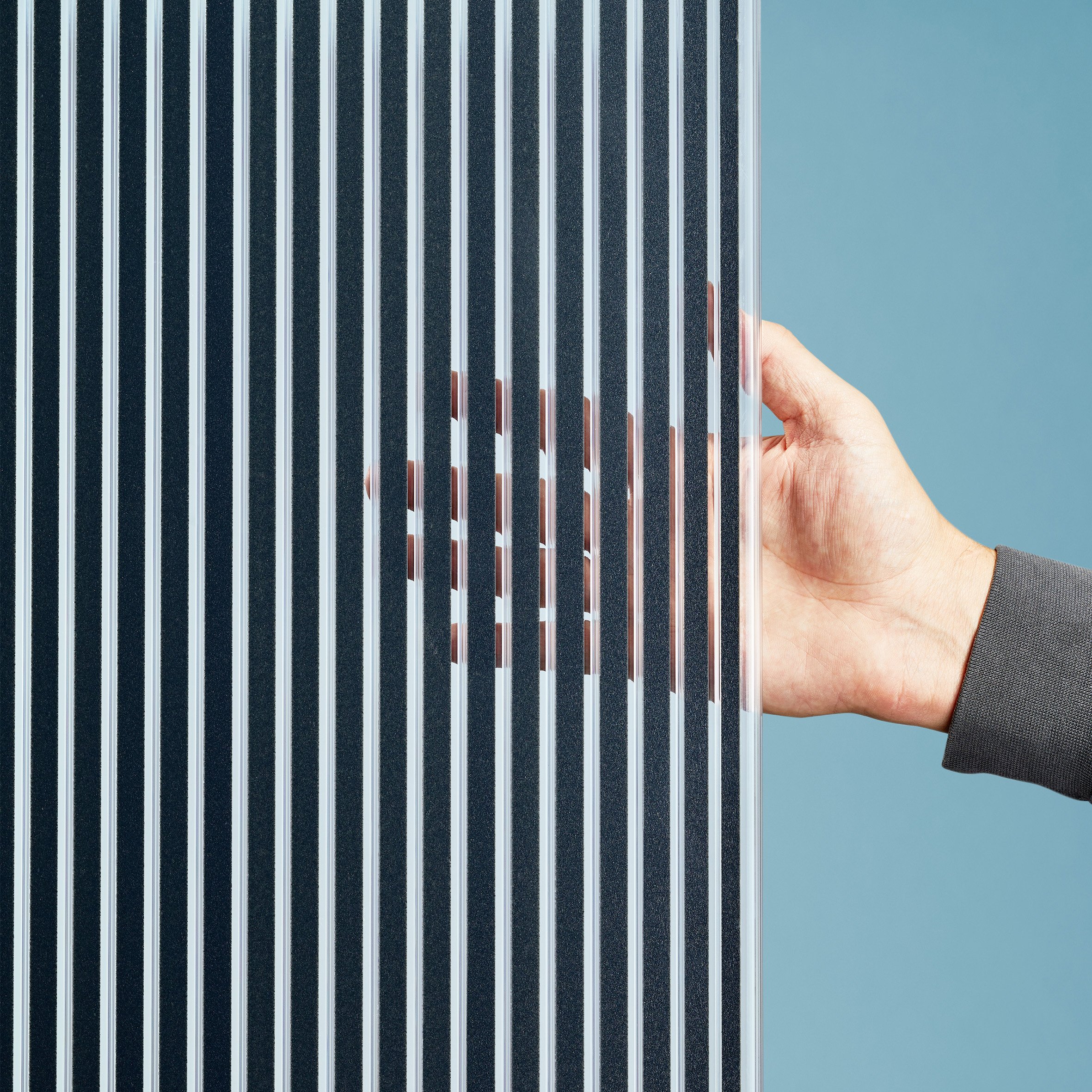 Polycarbonat Stegplatten 16 mm anthrazit gestreift Polycarbonat Stegplatten 16 mm anthrazit gestreift