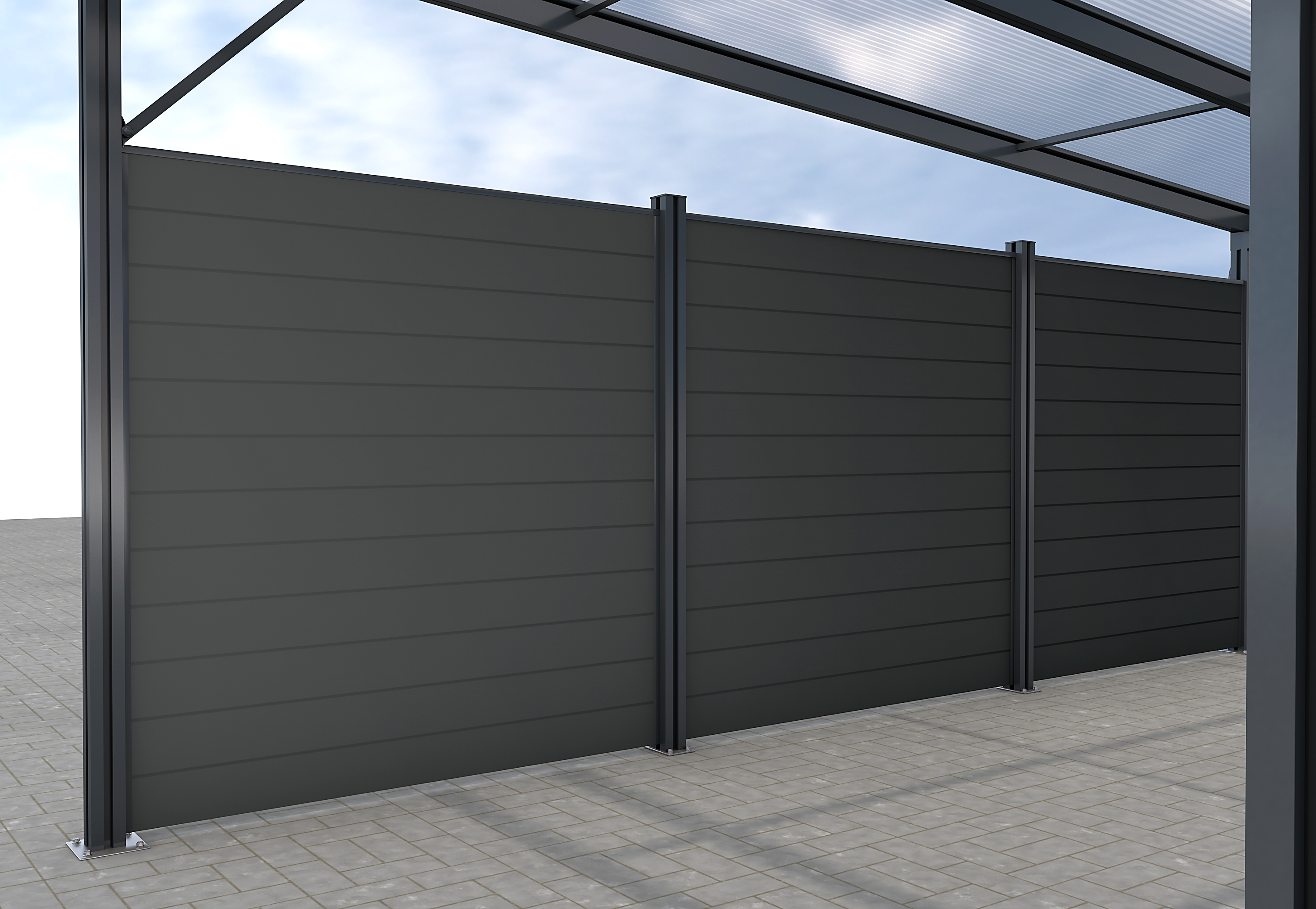 Seitenwand Carport Premium Seitenwand Carport Premium