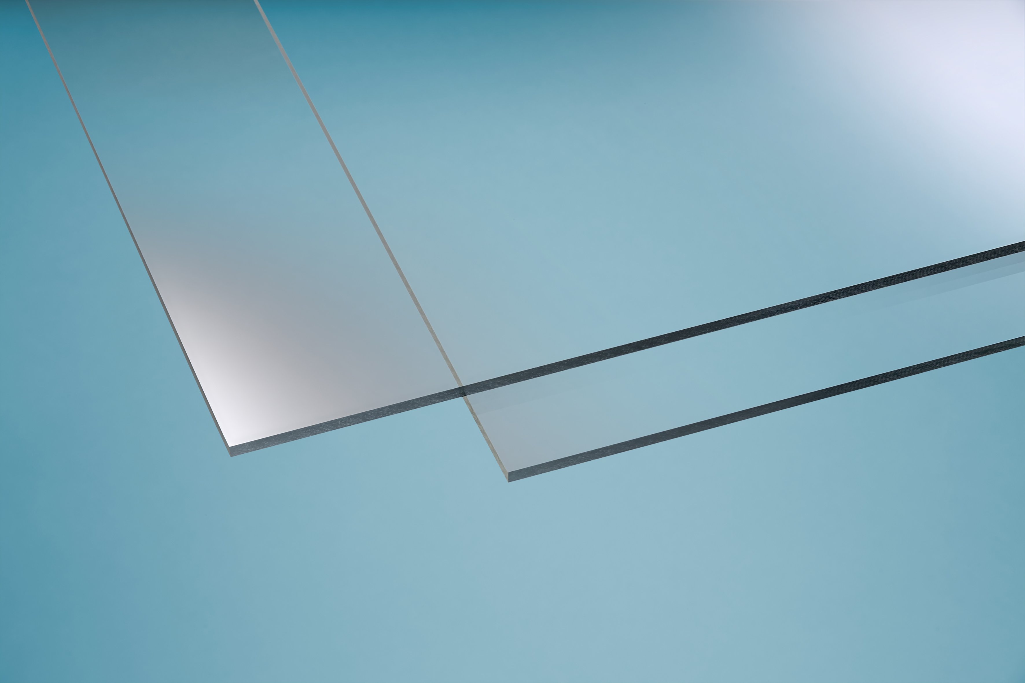 Acrylglas eben glatt klar