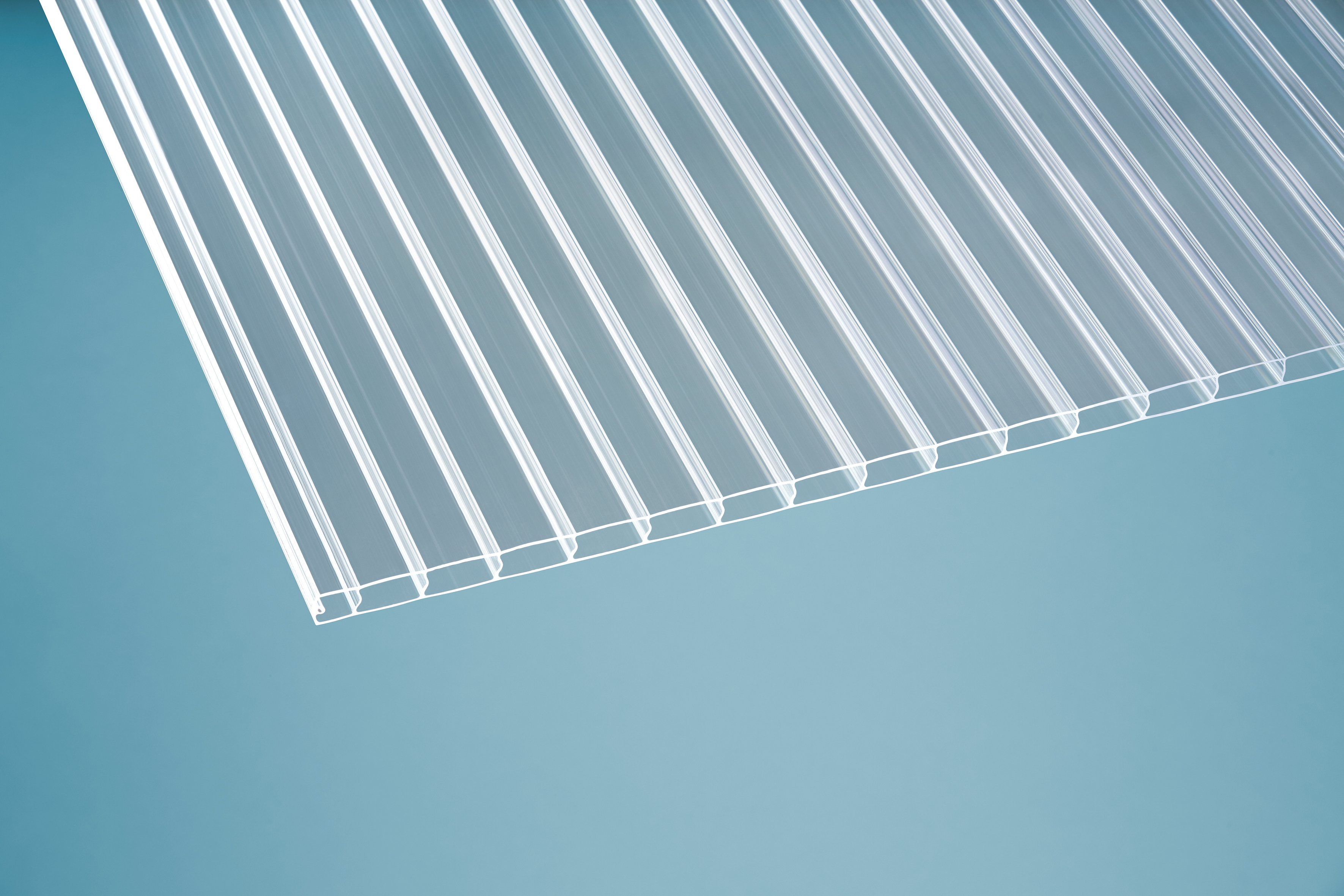 Polycarbonat Stegplatten 16 mm esthetics klar Polycarbonat Stegplatten 16 mm esthetics klar