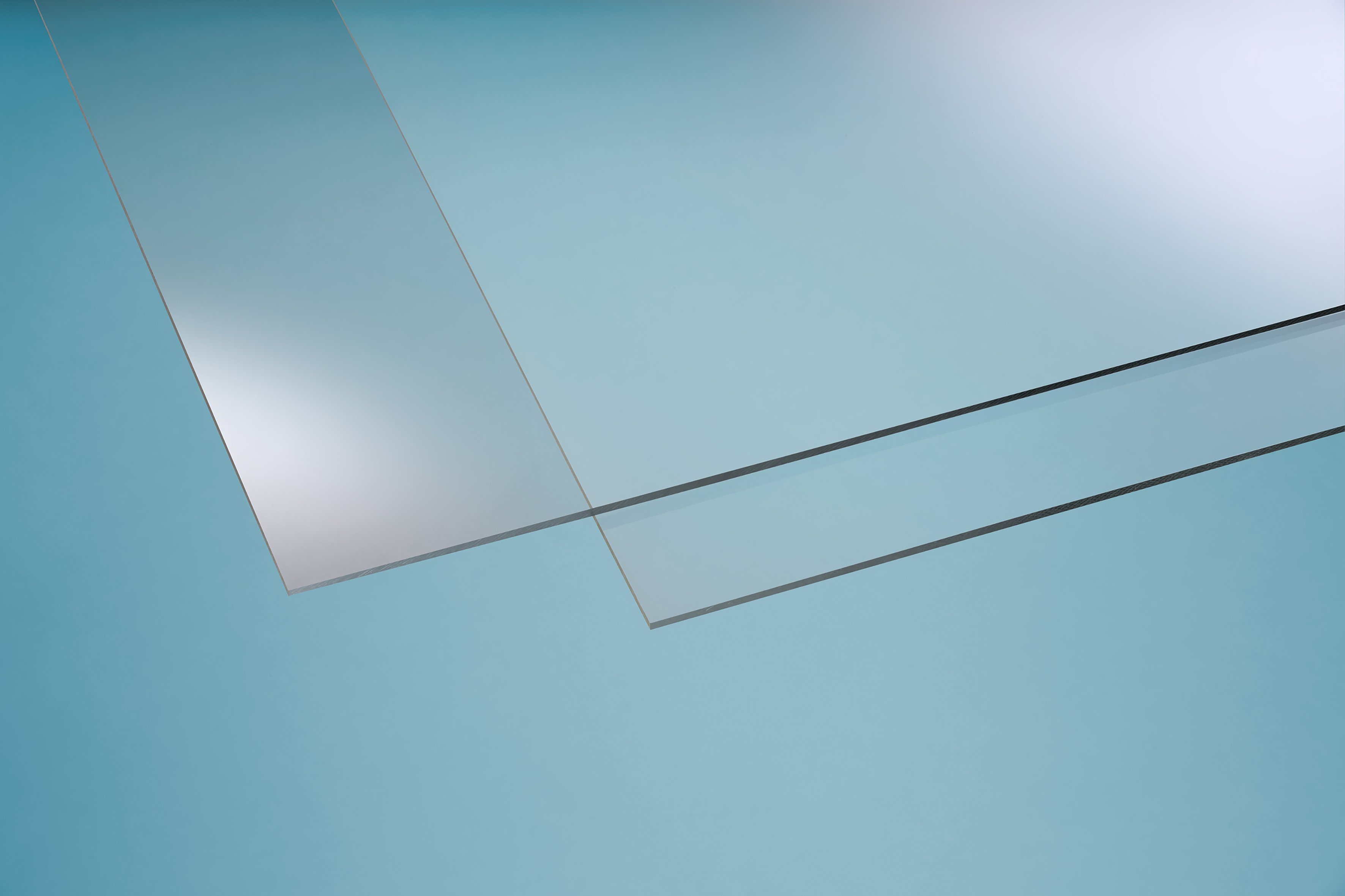 Acrylglas eben glatt klar