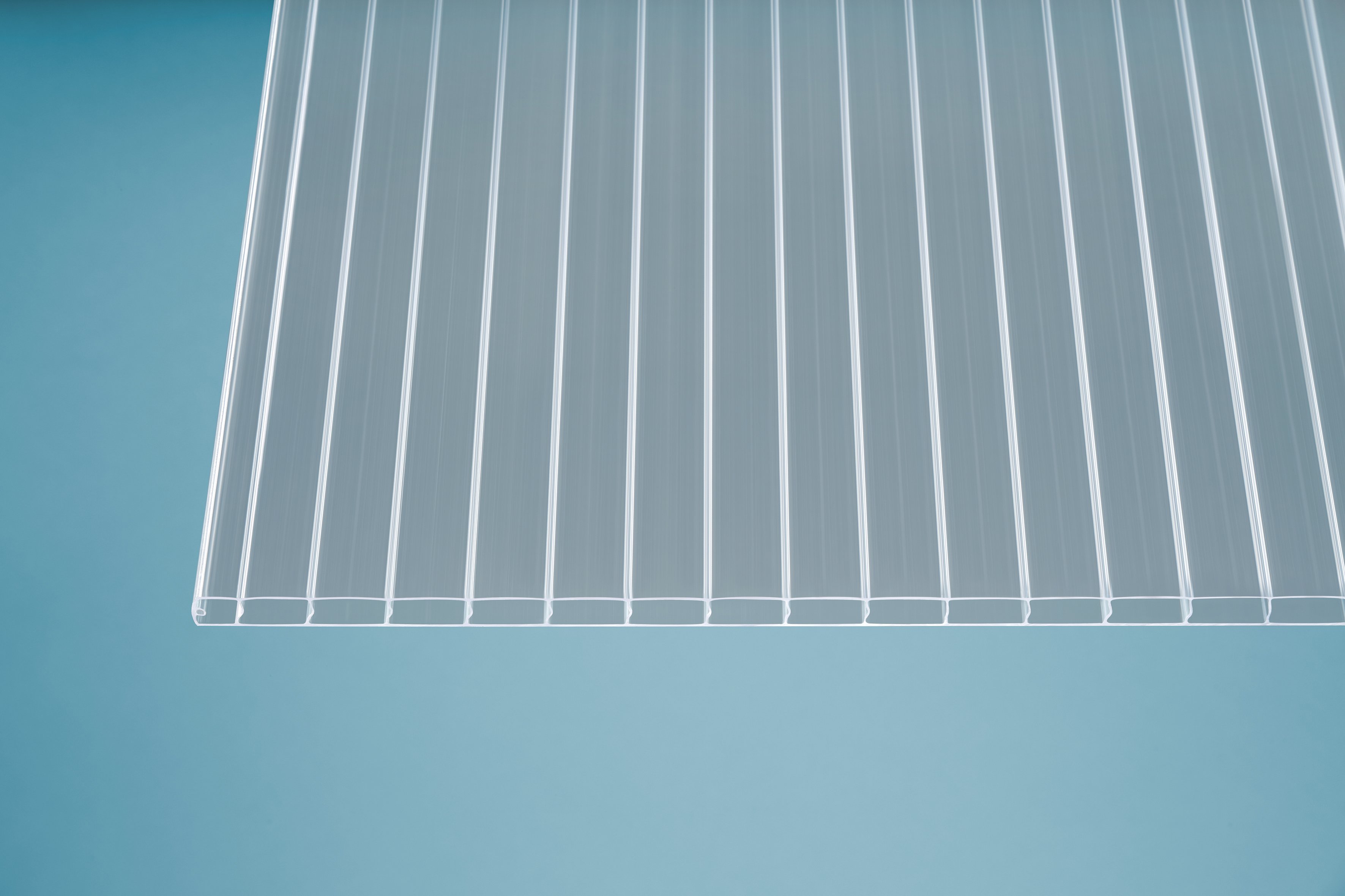 Polycarbonat Stegplatten 16 mm esthetics klar Polycarbonat Stegplatten 16 mm esthetics klar