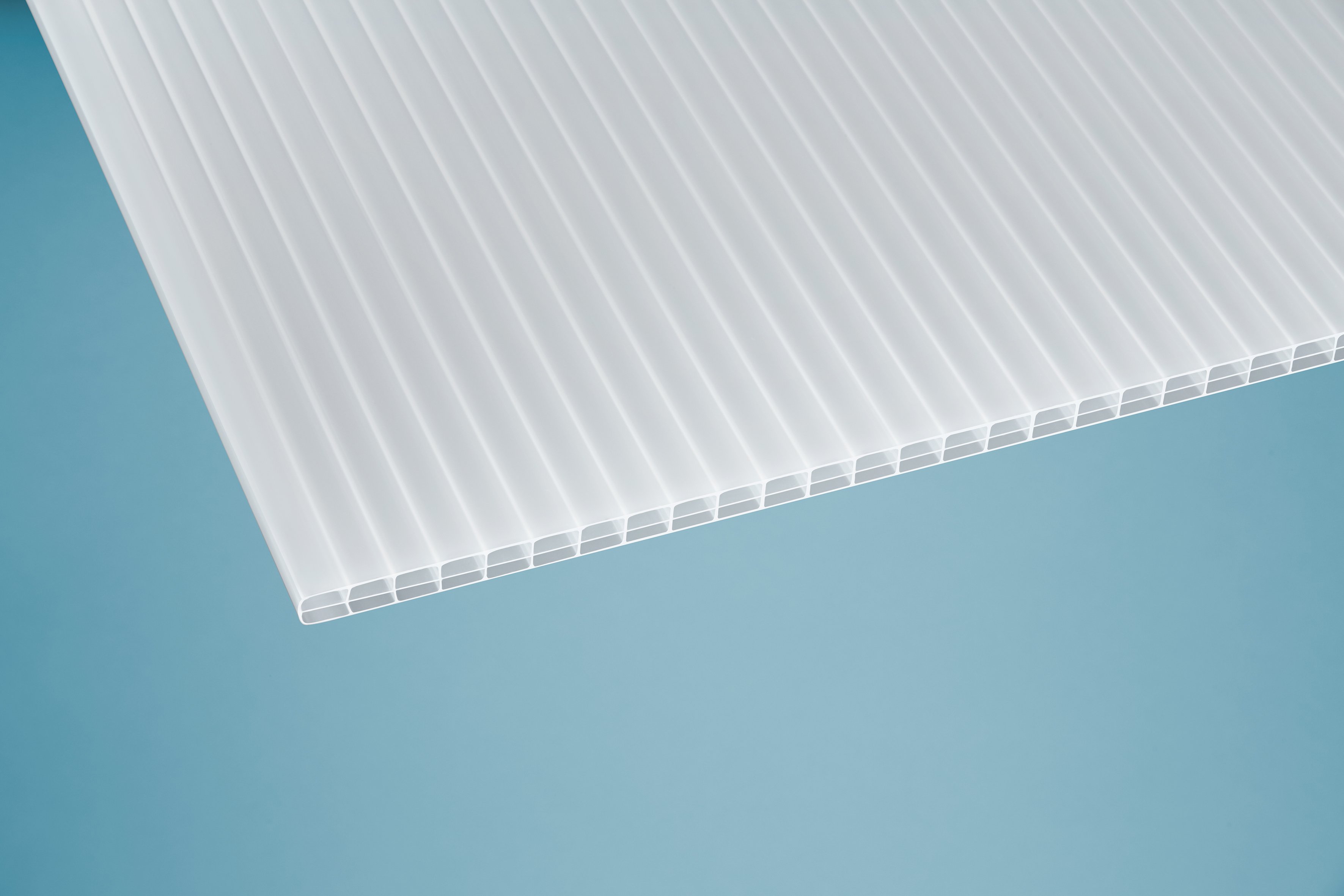 Polycarbonat Stegplatten 16 mm weiß-opal