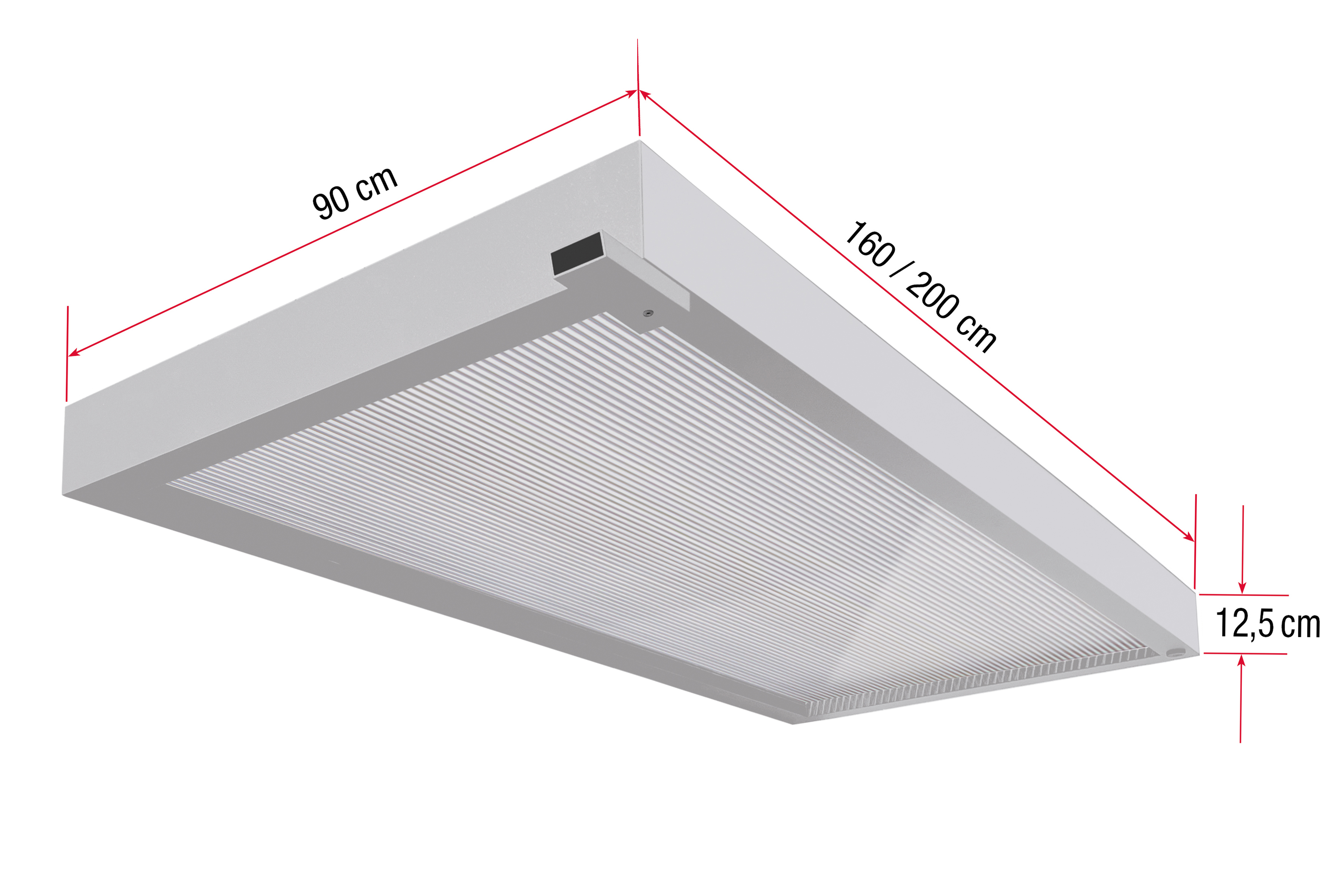 Rechteckvordach BS 3D-Line