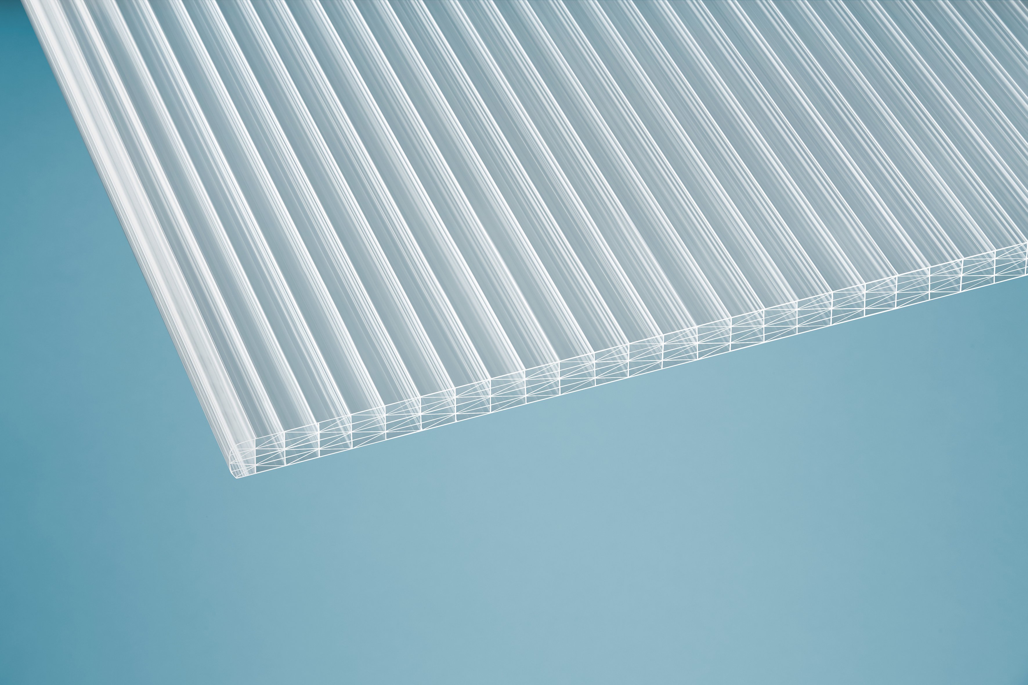 Polycarbonat Stegplatten 25 mm klar (Thermo) Polycarbonat Stegplatten 25 mm klar (Thermo)