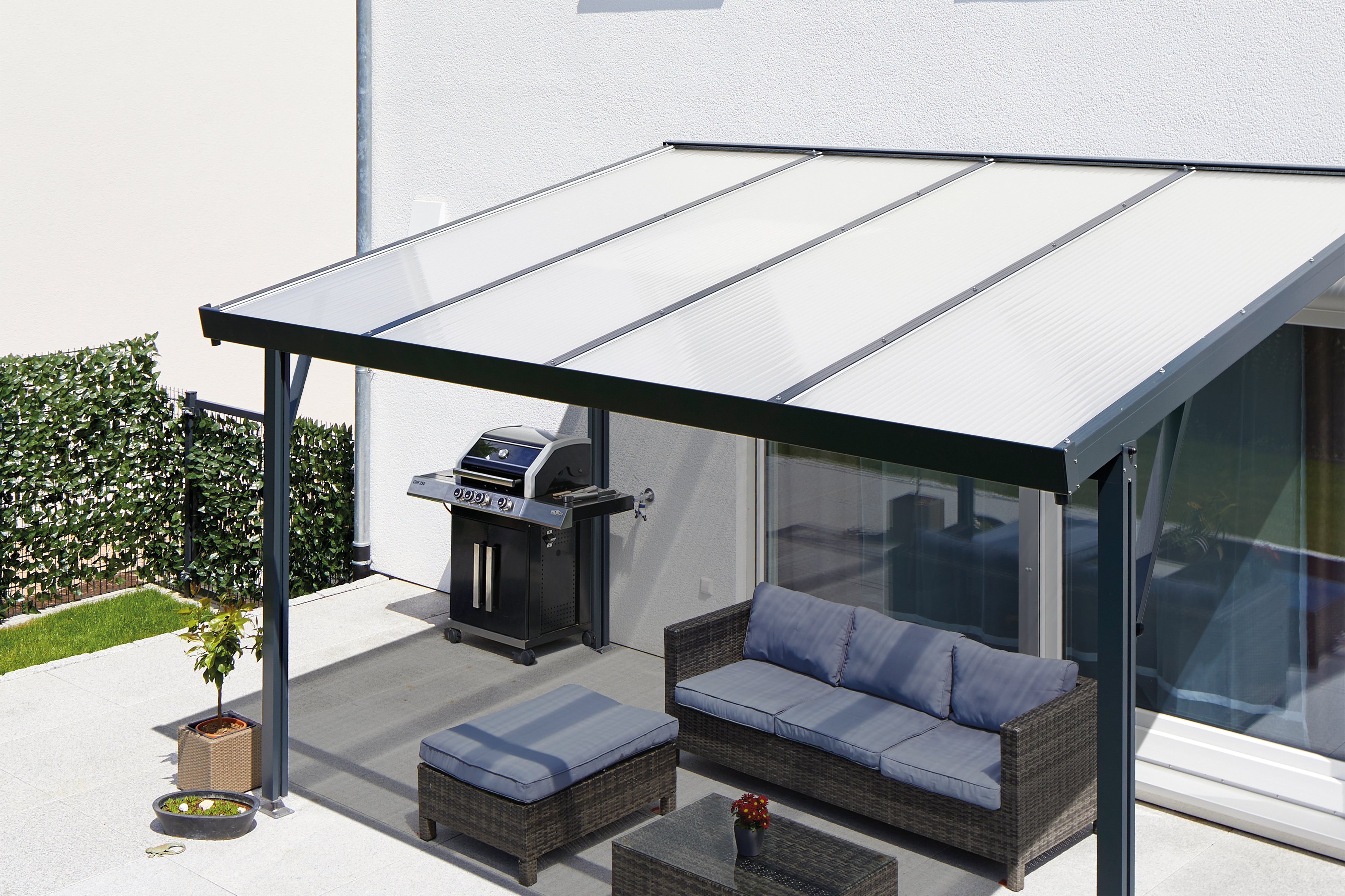 Gutta Terrassenüberdachung Premium freistehend