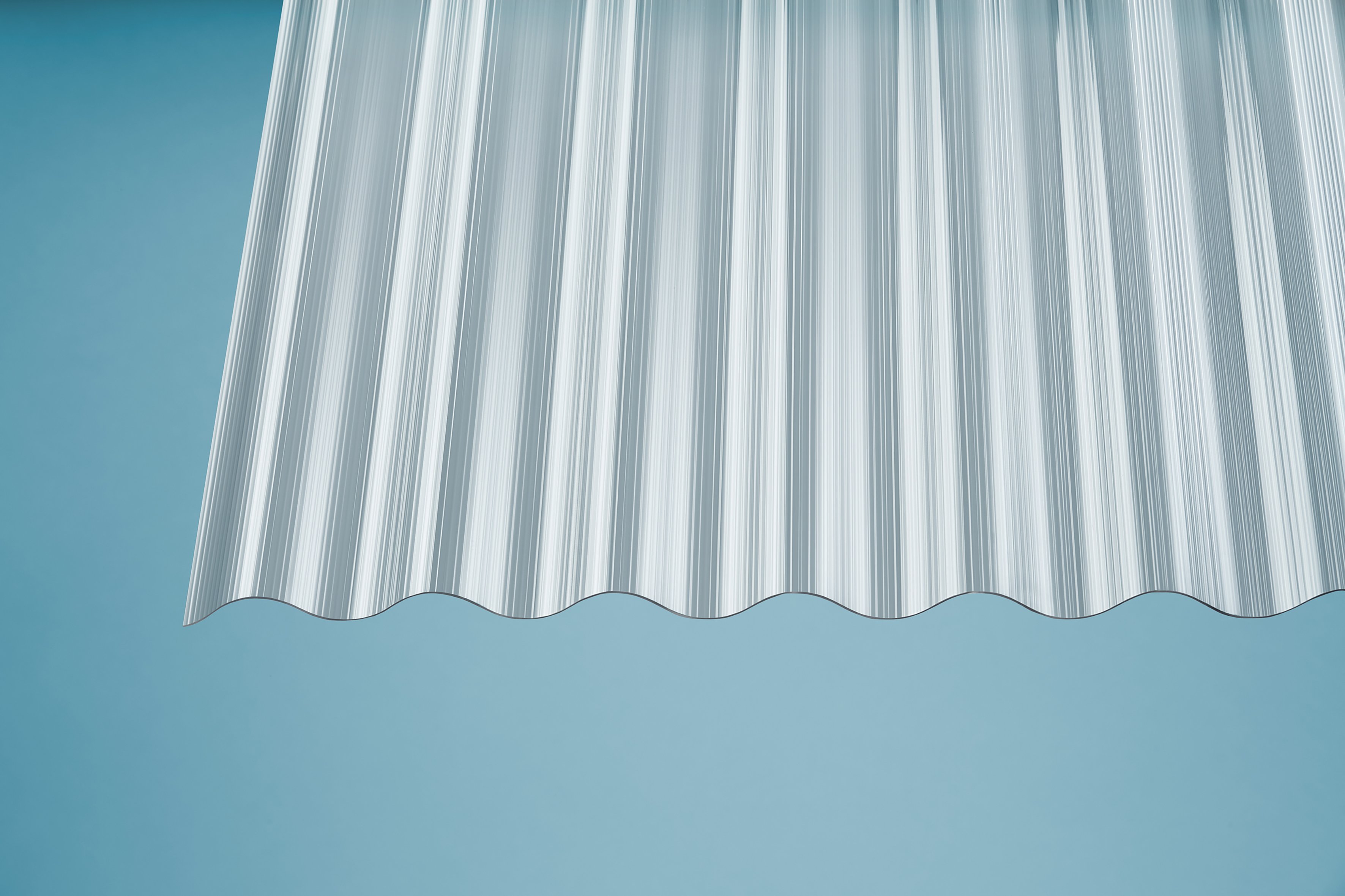 PC Profilplatten Sinus Gerillt klar 1,4 mm PC Profilplatten Sinus Gerillt klar 1,4 mm