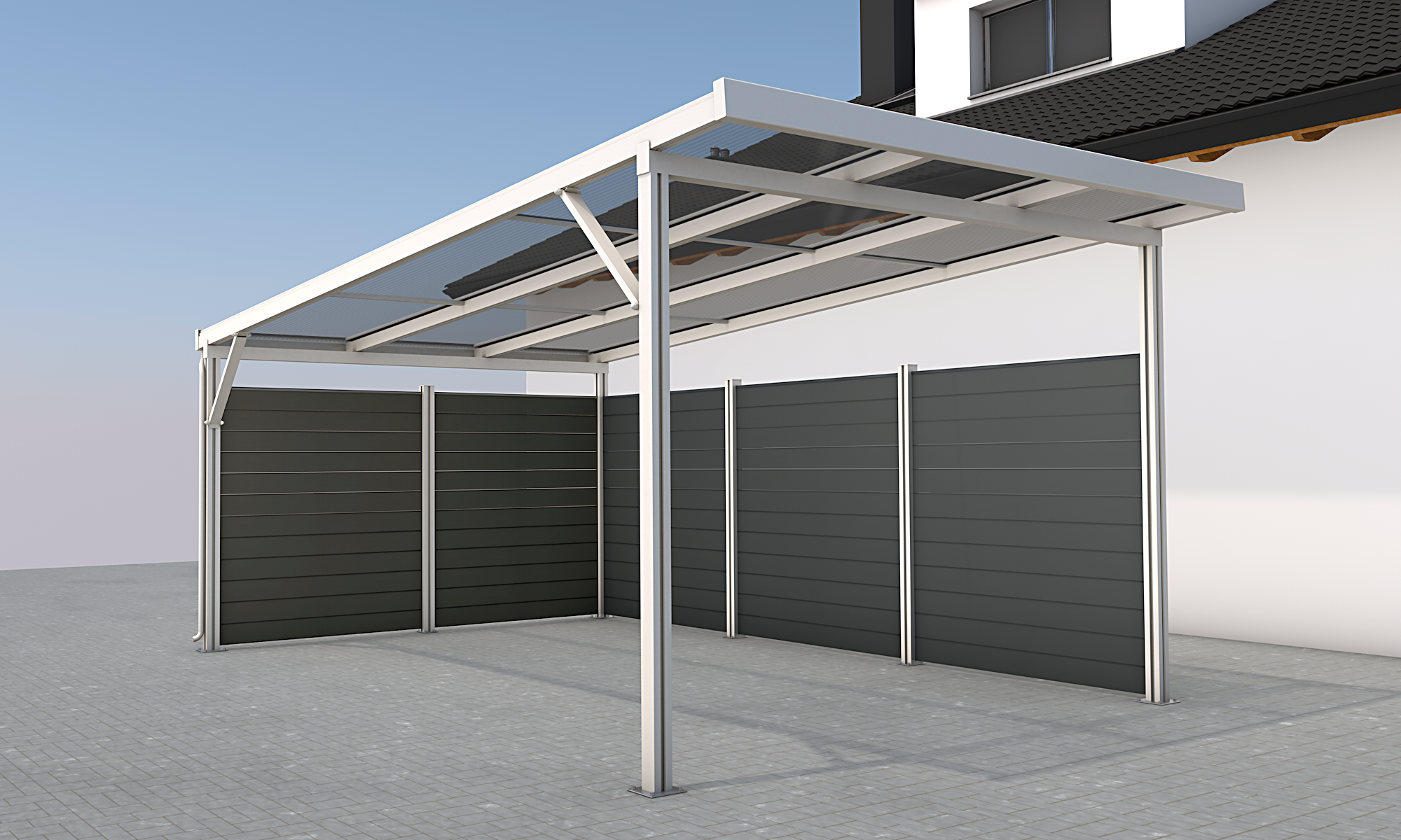 Seitenwand Carport Premium Seitenwand Carport Premium