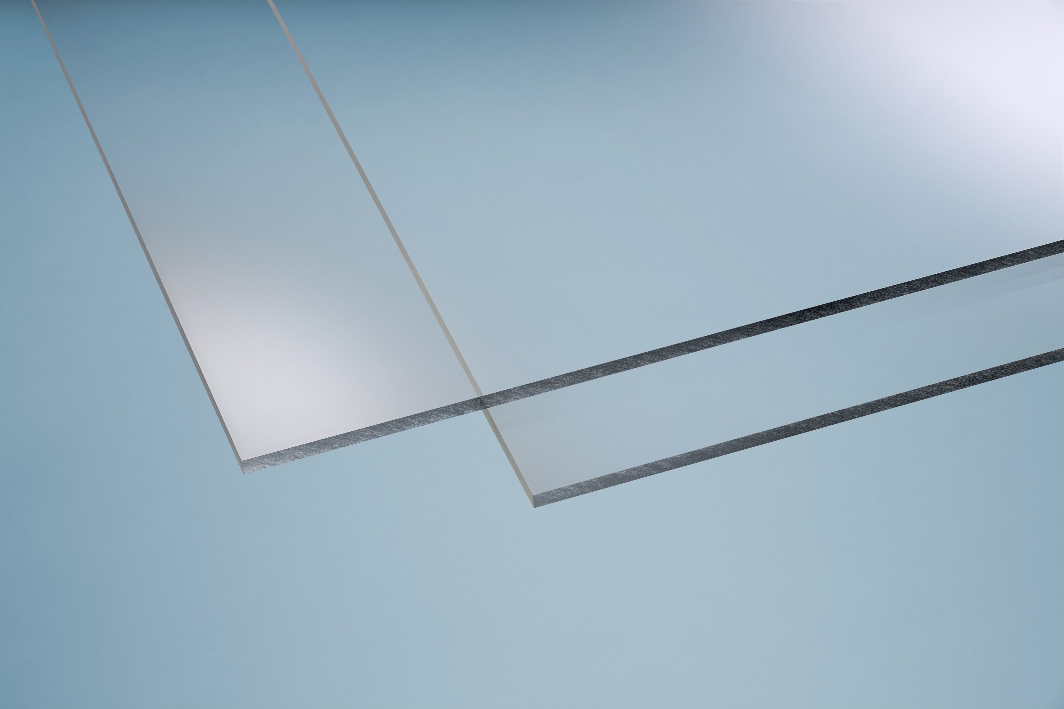 Acrylglas eben glatt klar
