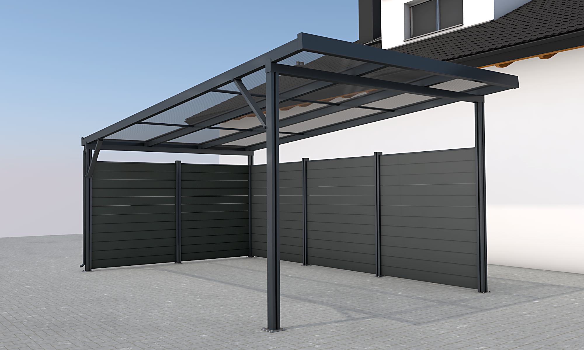 Seitenwand Carport Premium Seitenwand Carport Premium
