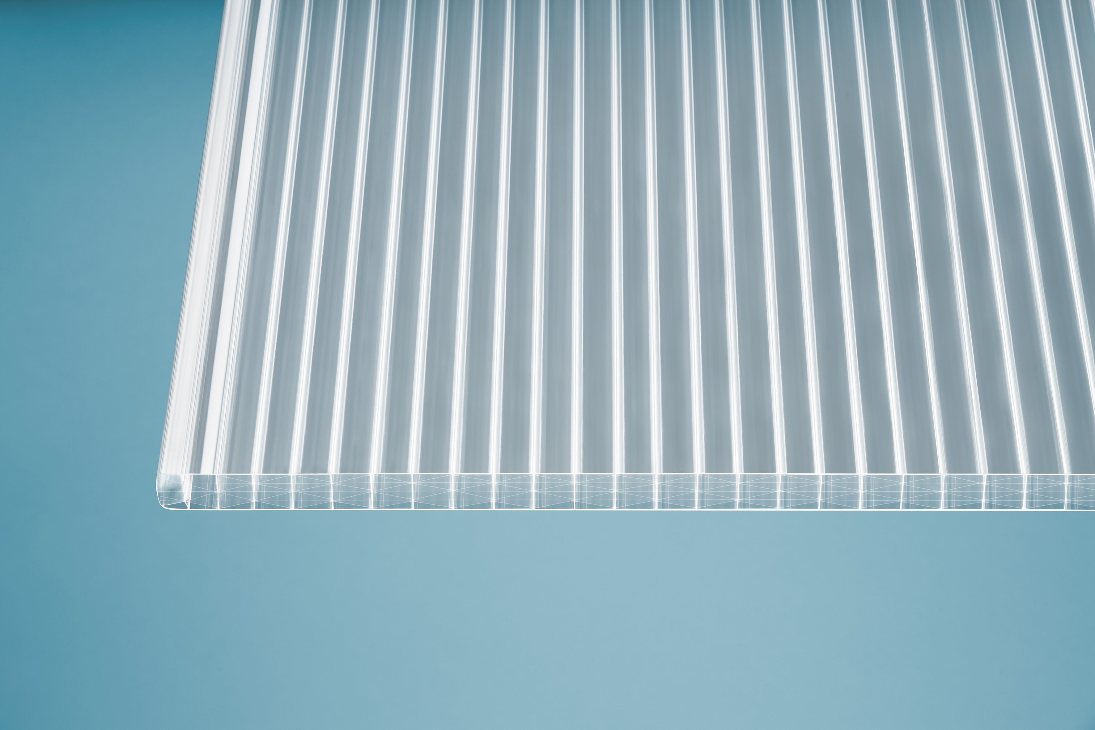 Polycarbonat Stegplatten 25 mm klar (Thermo) Polycarbonat Stegplatten 25 mm klar (Thermo)
