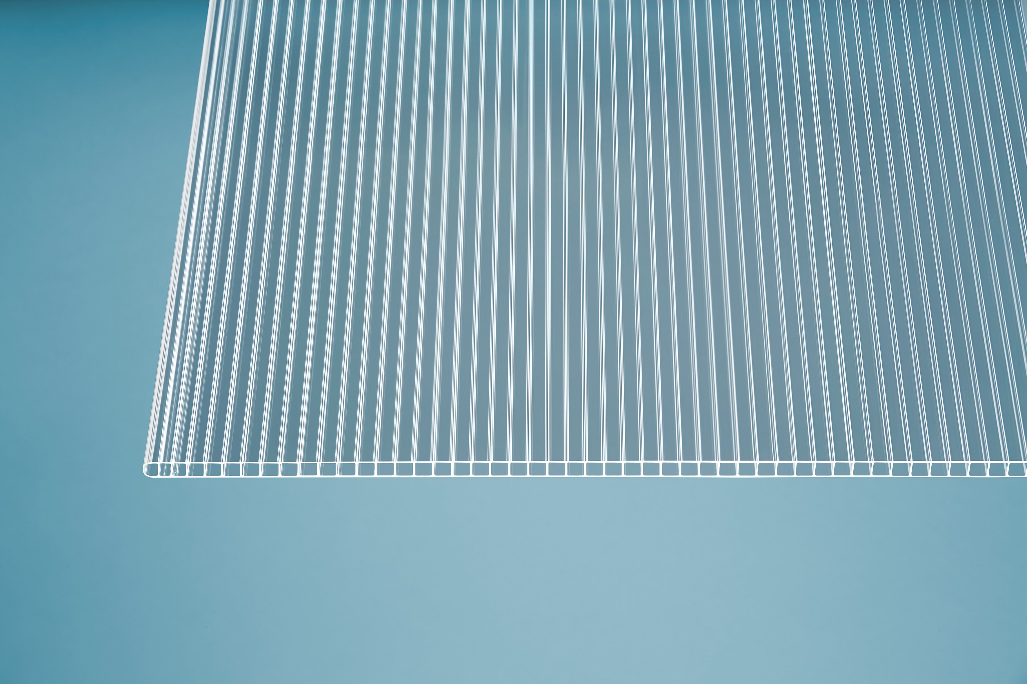 Polycarbonat Stegplatten klar 10 mm Polycarbonat Stegplatten klar 10 mm