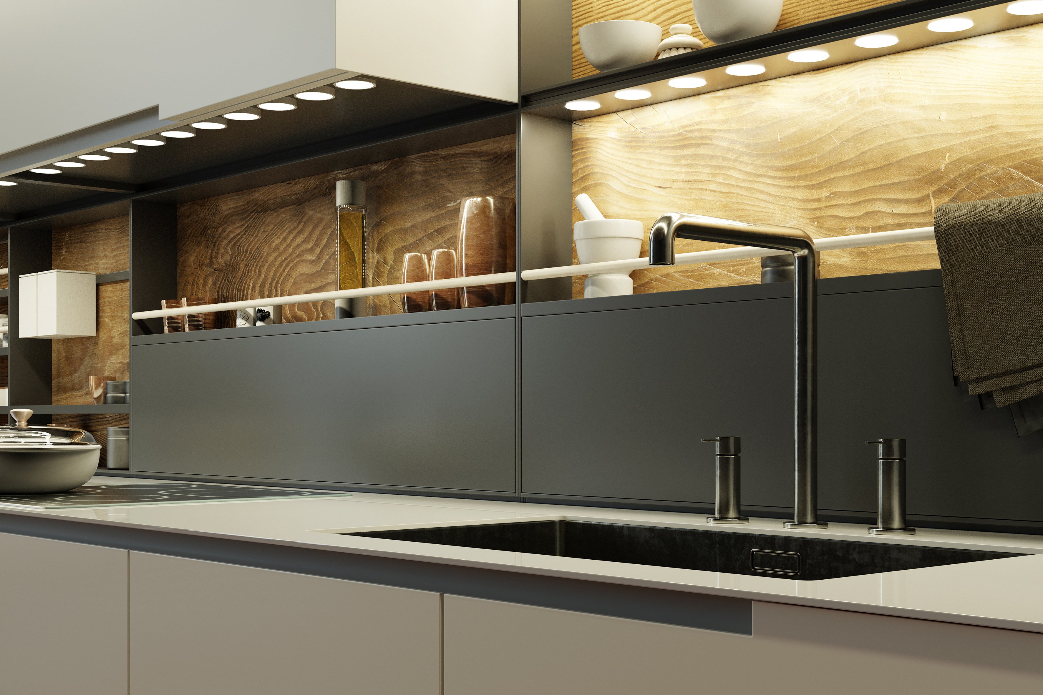 HPL Schichtstoffplatte 6 mm anthrazit HPL Schichtstoffplatte 6 mm anthrazit