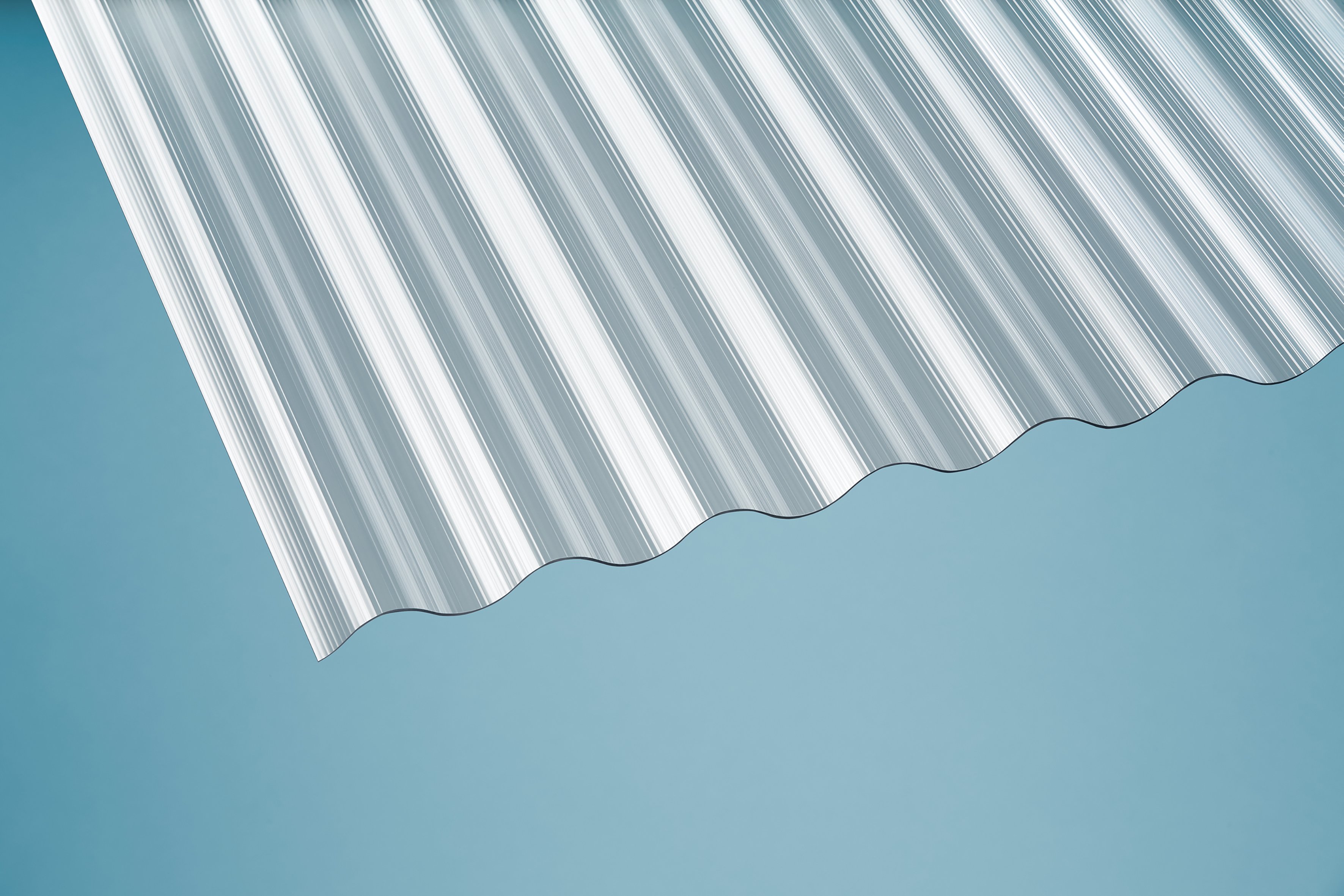 PC Profilplatten Sinus Gerillt klar 1,4 mm PC Profilplatten Sinus Gerillt klar 1,4 mm