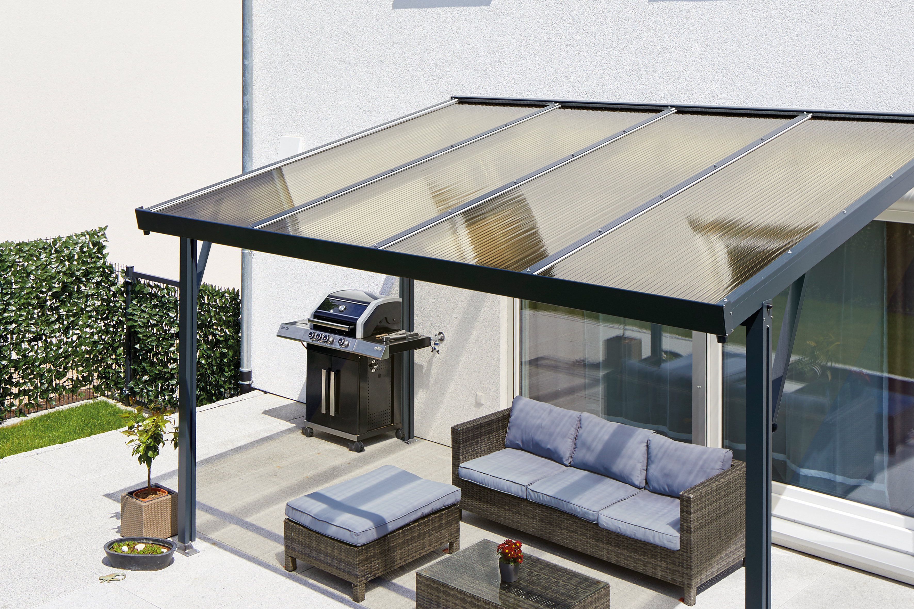 Gutta Terrassenüberdachung Premium freistehend
