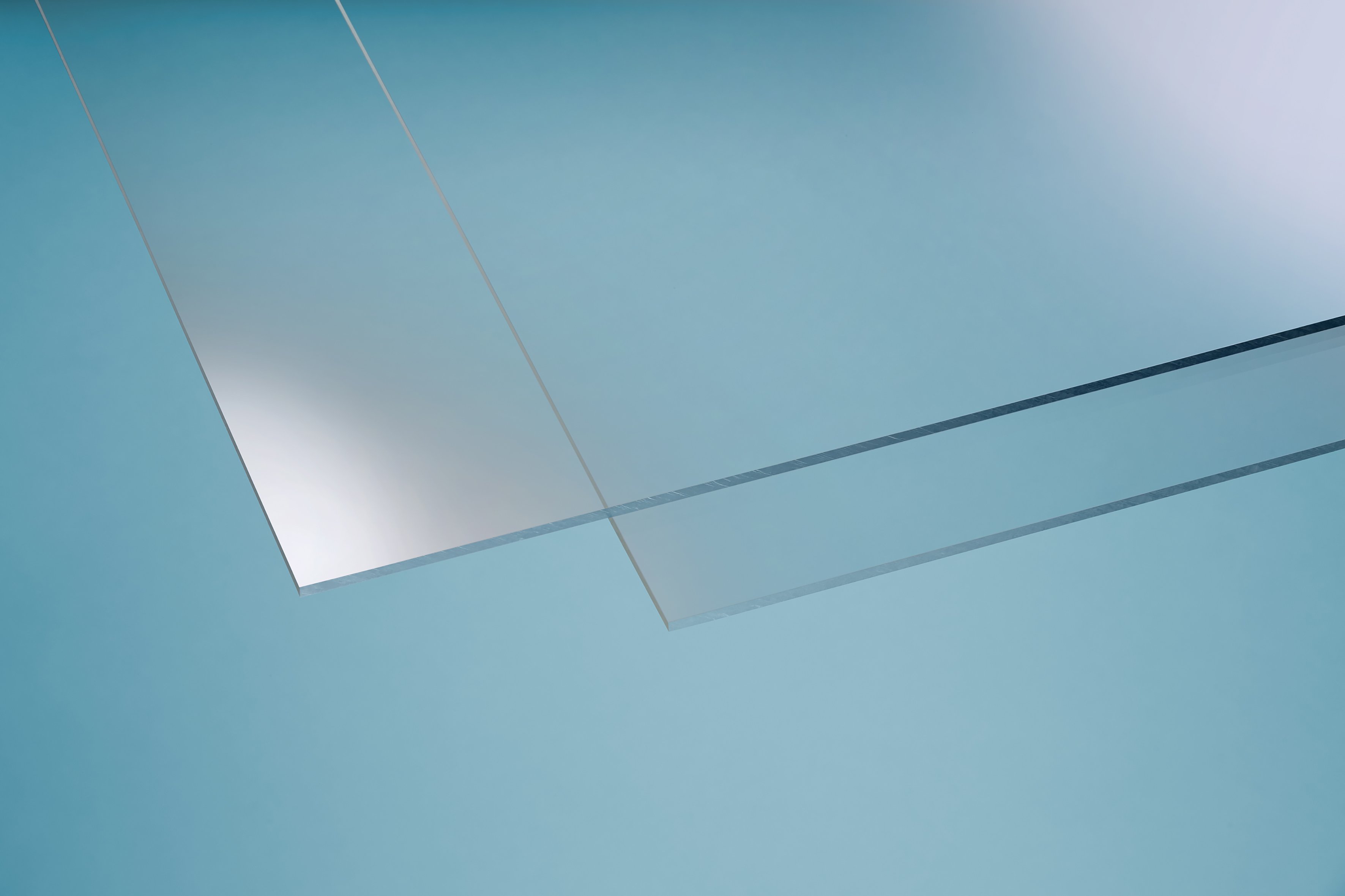 Acrylglas eben glatt klar