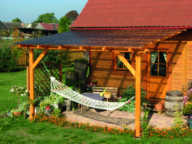 PVC Wellplatten 0,8 mm trapez bronce PVC Wellplatten 0,8 mm trapez bronce