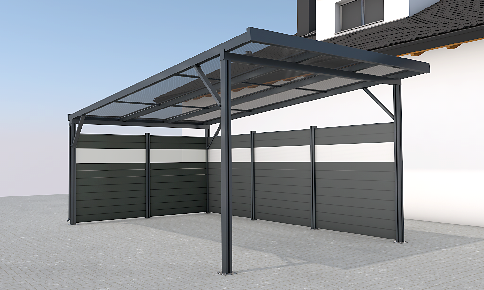 Seitenwand Carport Premium Seitenwand Carport Premium