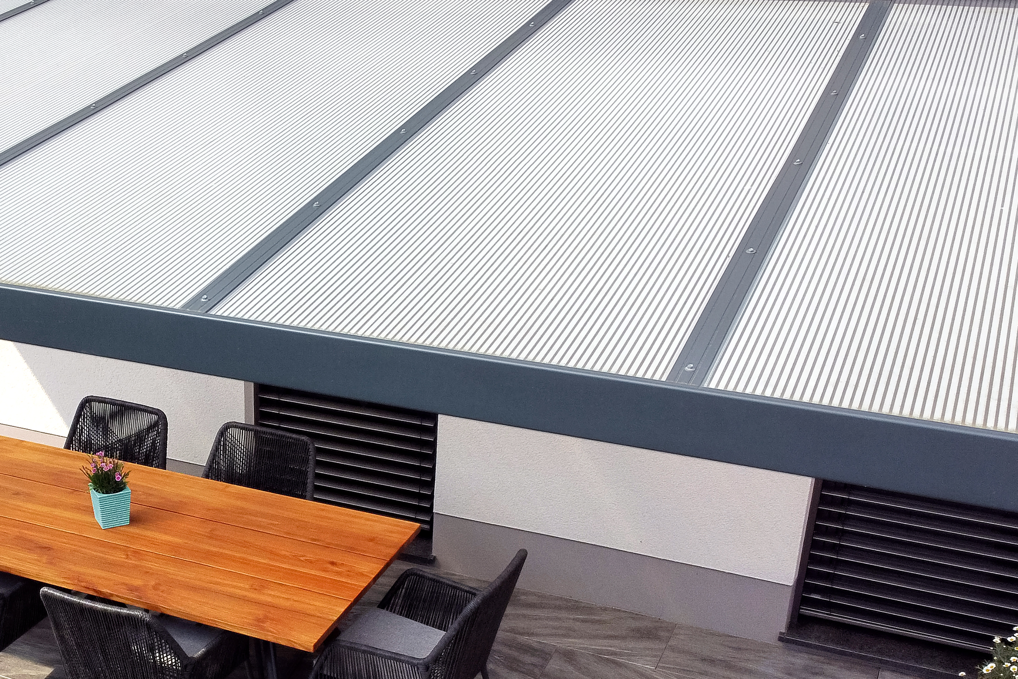 Gutta Terrassenüberdachung Premium freistehend