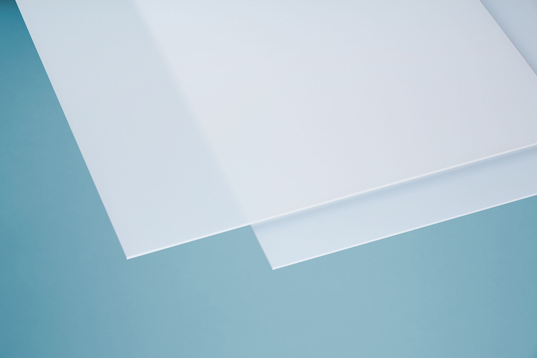 Acrylglas eben glatt weiß opal 64