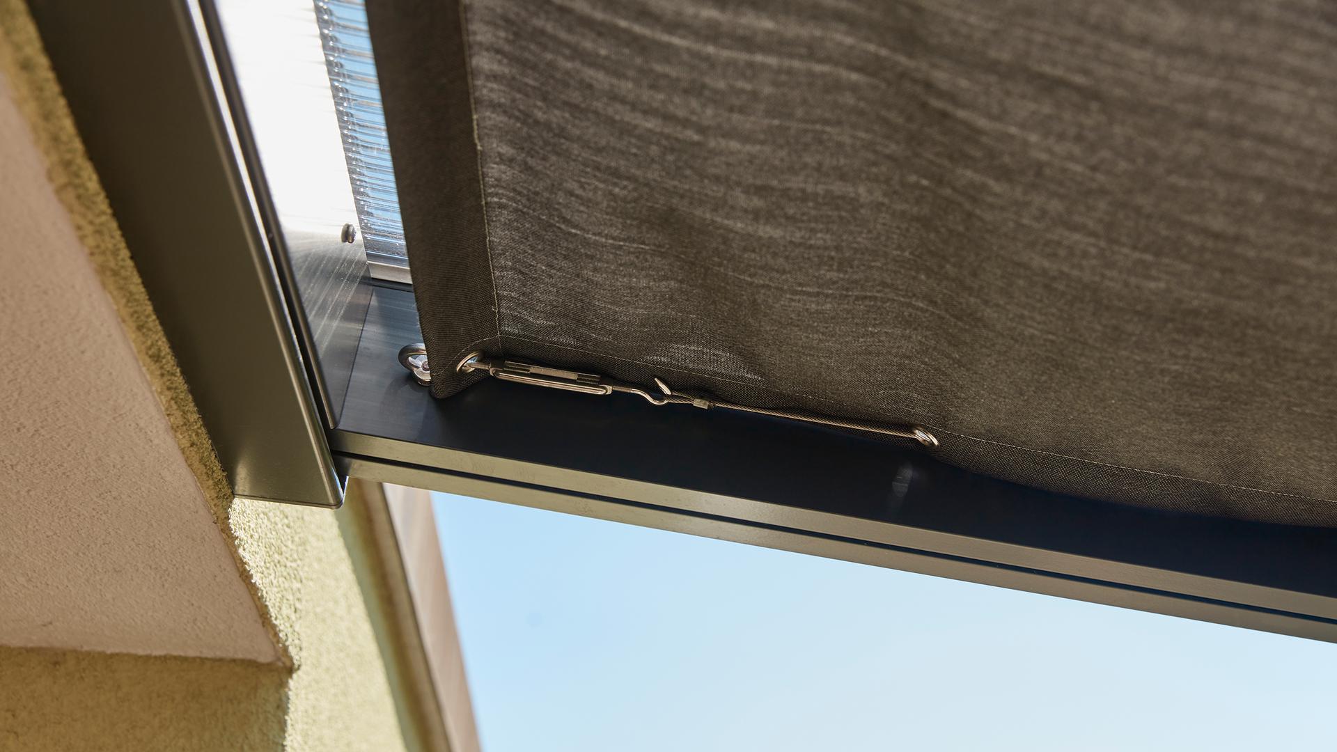 Gutta Seilspannmarkise für Terrassendach Premium und Pro Gutta Seilspannmarkise für Terrassendach Premium und Pro